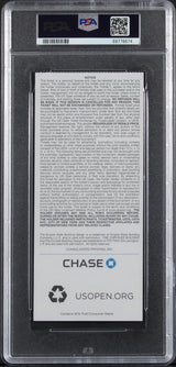 Serena Williams Authentic Signed 2014 U.S. Open Ticket Stub PSA/DNA Slabbed