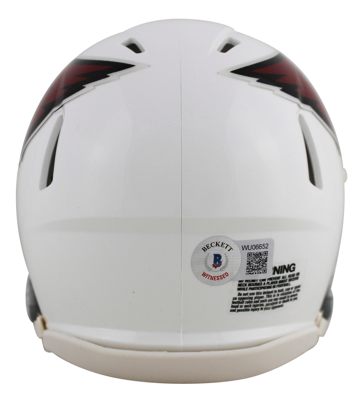 Cardinals Kurt Warner Authentic Signed Mini Helmet Autographed BAS Witnessed