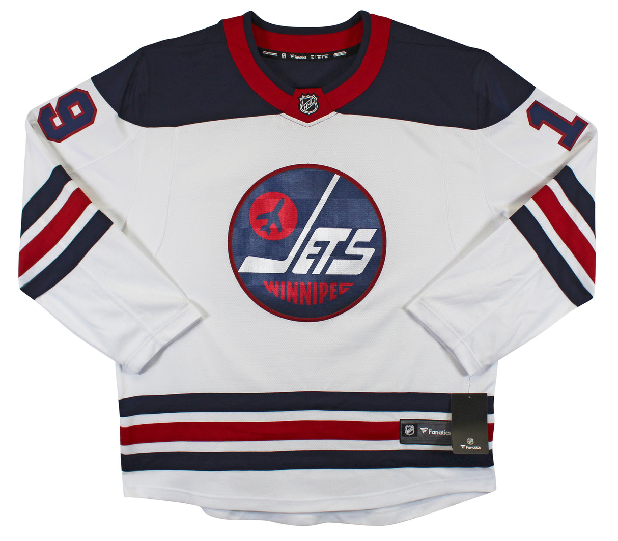 Jets Shane Doan "3x Inscribed" Signed White Fanatics Breakaway Jersey BAS Wit