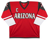 Shane Doan "Captain Coyote" Signed Maroon Pro Style Jersey BAS Witnessed