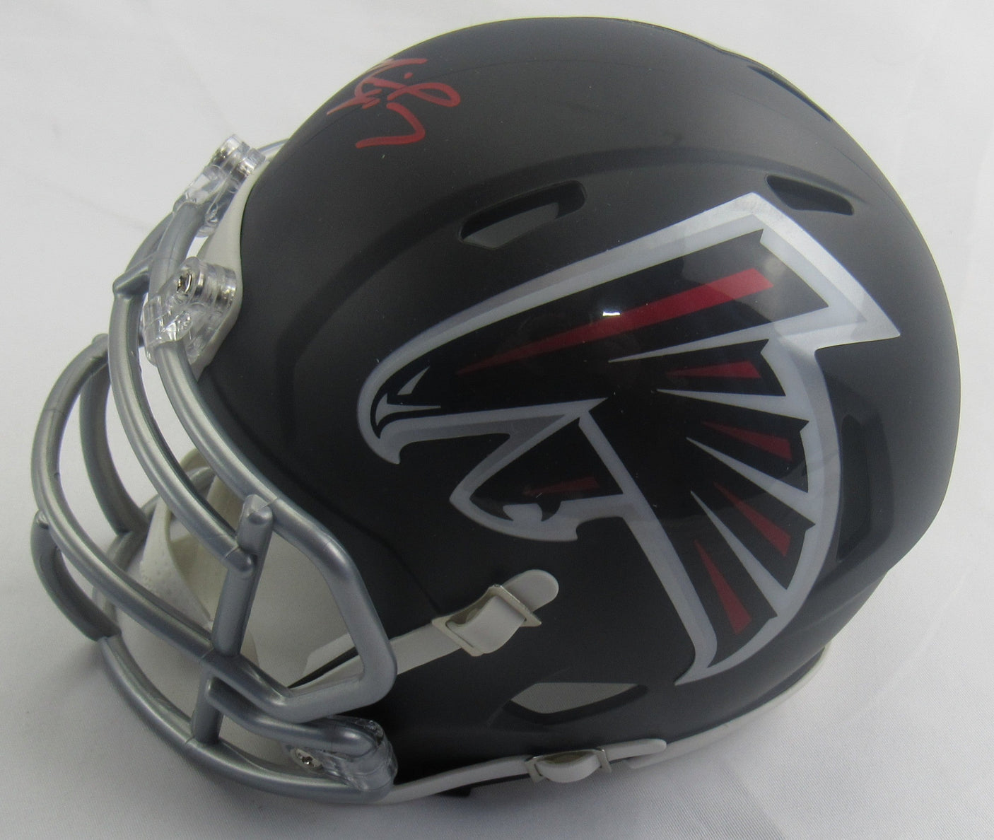 Michael Vick Signed Auto Replica Falcons Mini Helmet JSA WA759883