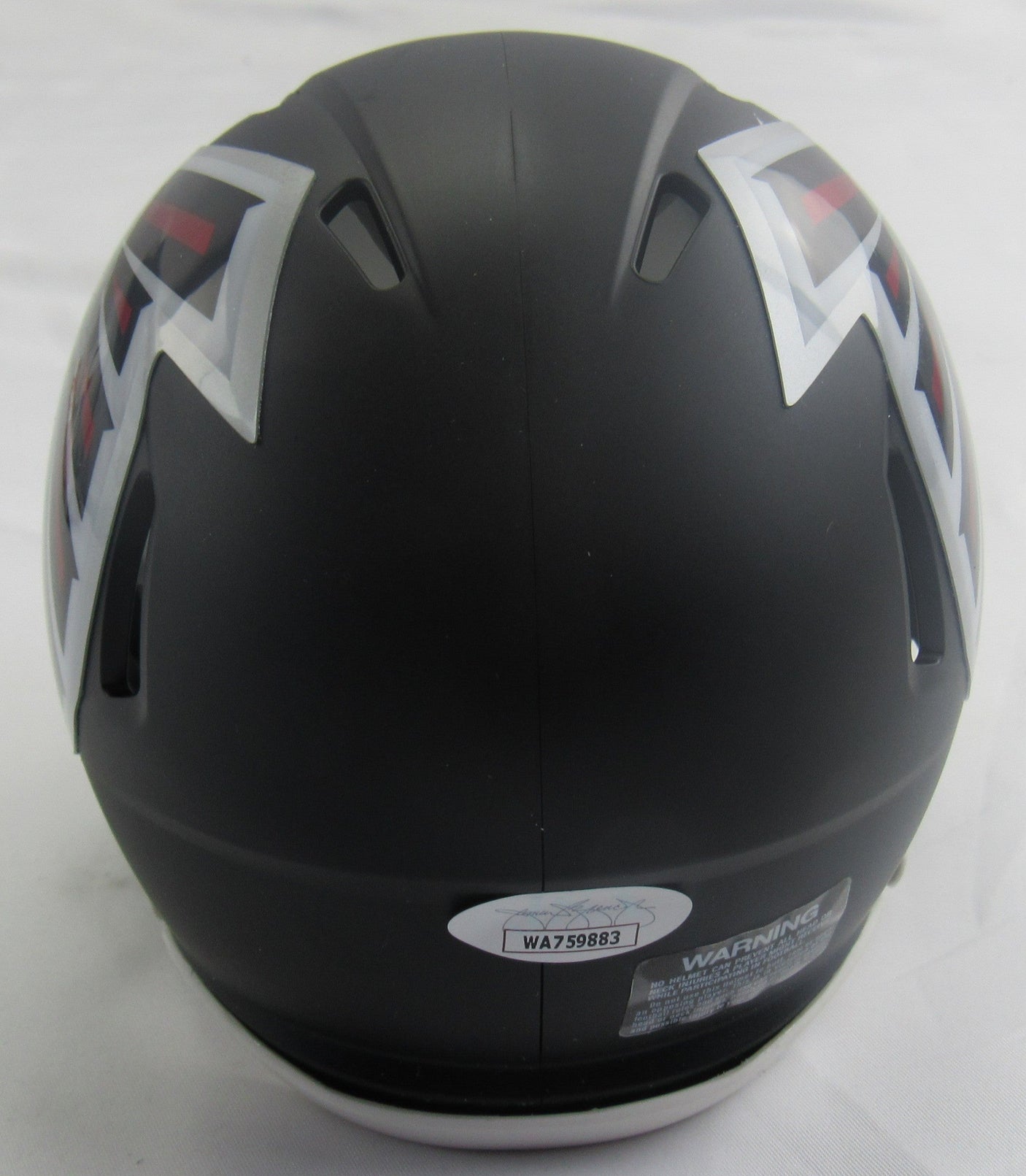 Michael Vick Signed Auto Replica Falcons Mini Helmet JSA WA759883