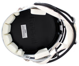 Saints Derek Carr Authentic Signed Flat White Full Size Speed Rep Helmet BAS Wit