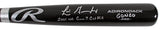 D-Backs Luis Gonzalez "2x Insc" Signed Black Rawlings Baseball Bat BAS Witnessed
