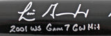D-Backs Luis Gonzalez "2x Insc" Signed Black Rawlings Baseball Bat BAS Witnessed