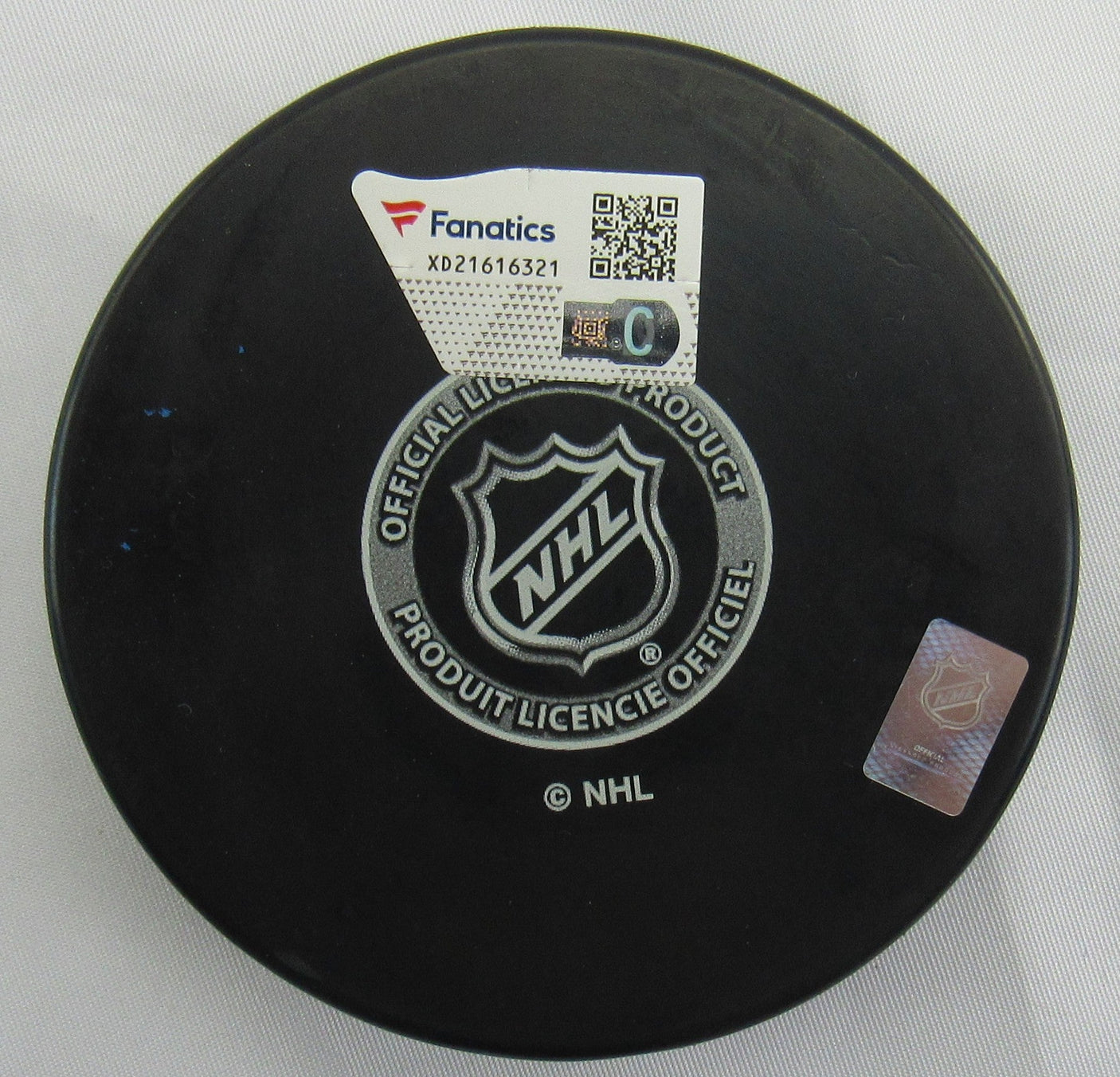 Henrik Lundqvist Signed Auto Autograph Rangers Logo Hockey Puck Fanatics Hologram