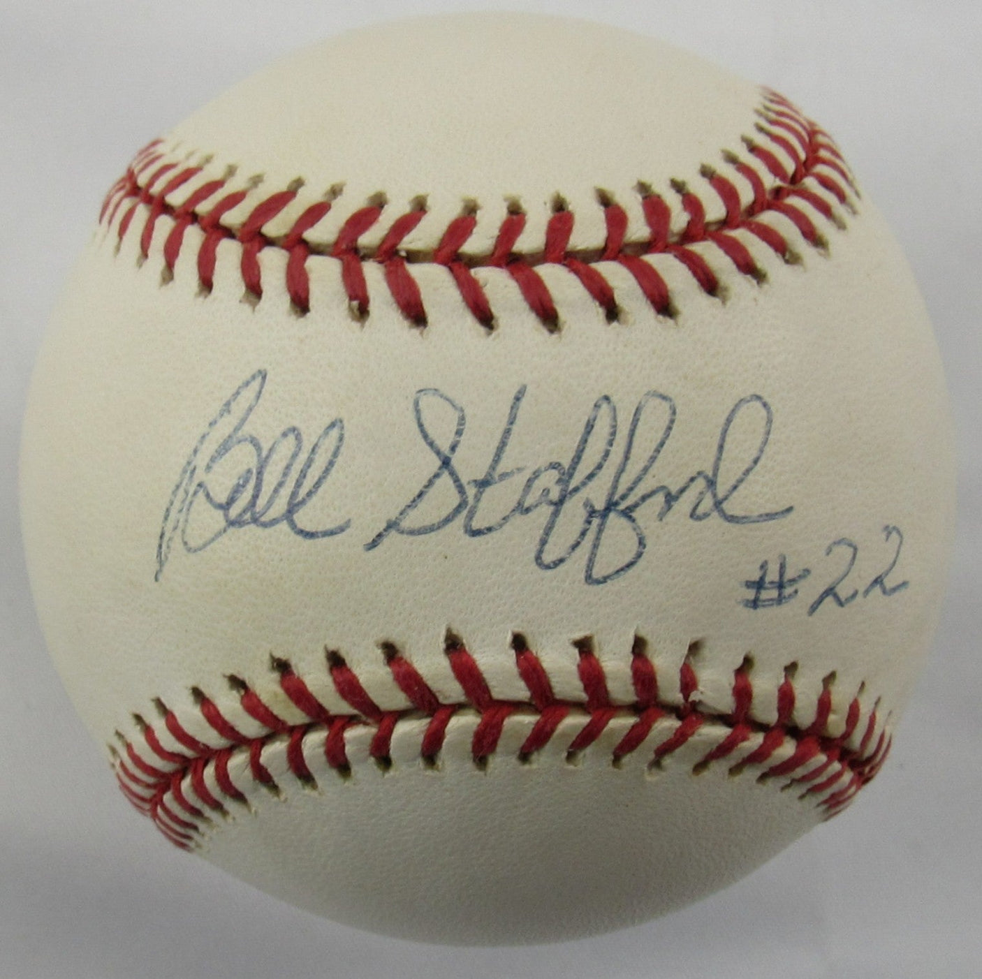 Bill Stafford Signed Auto Rawlings Baseball JSA CF42378