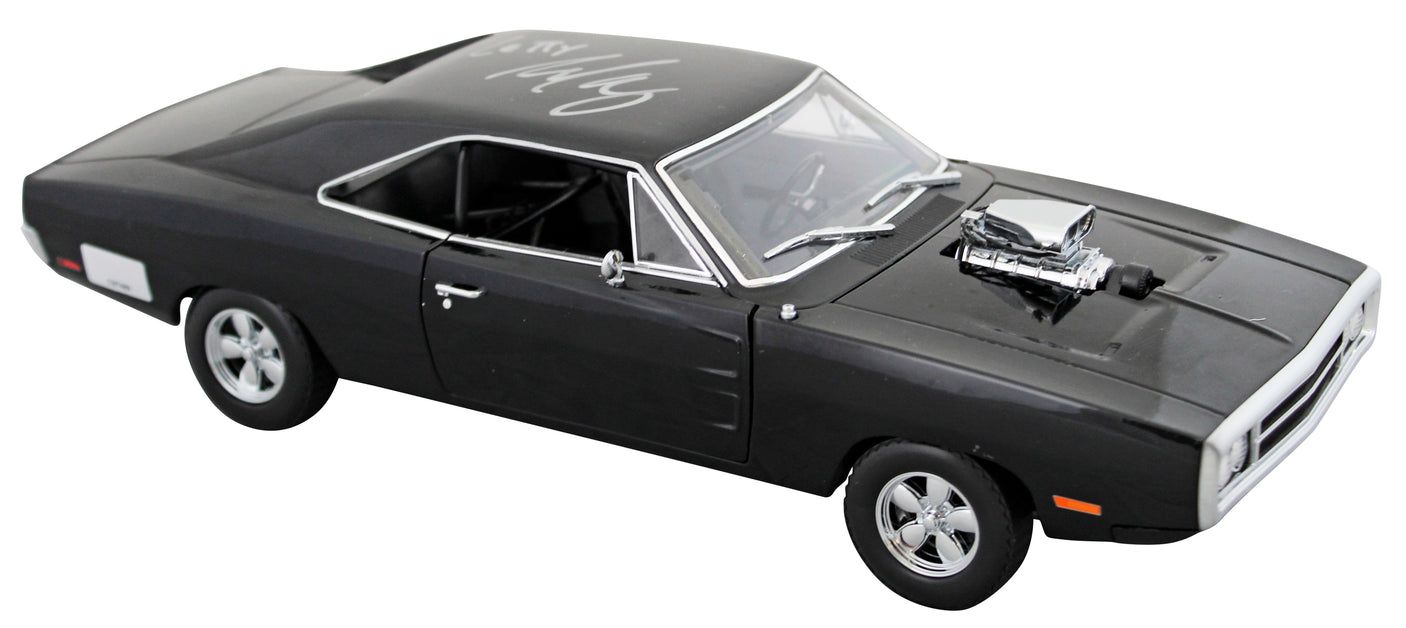 Michelle Rodriguez "Letty" Signed 1970 Dodge Charger 1:18 Scale Die Cast Car BAS