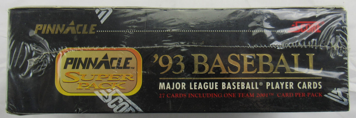 1993 Score Pinnacle Super Pack Series 1 Baseball Sealed Wax Box
