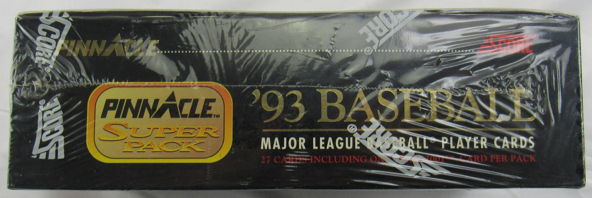 1993 Score Pinnacle Super Pack Series 1 Baseball Sealed Wax Box