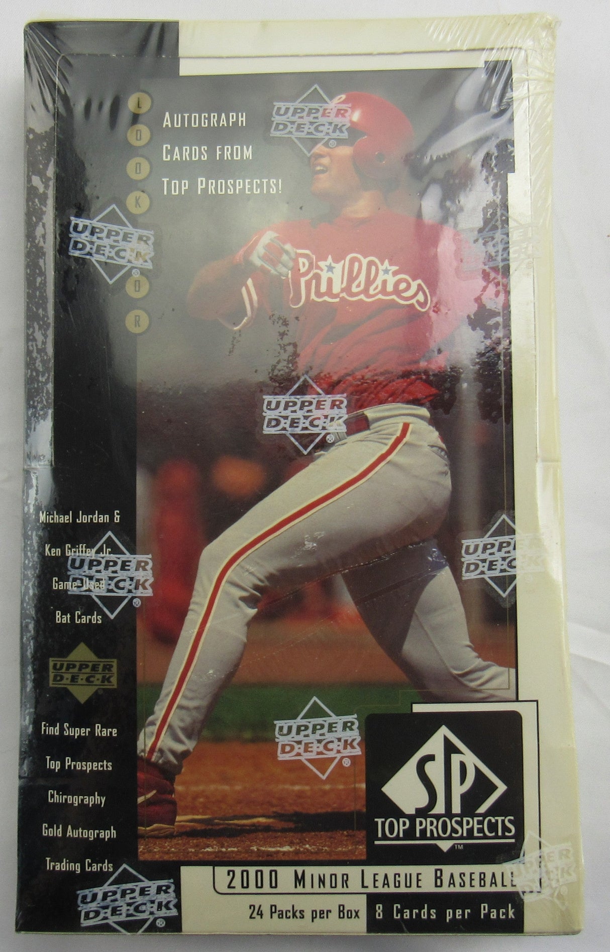 2000 Upper Deck Baseball SP Top Prospects Sealed Wax Box - Michael Jordan Auto