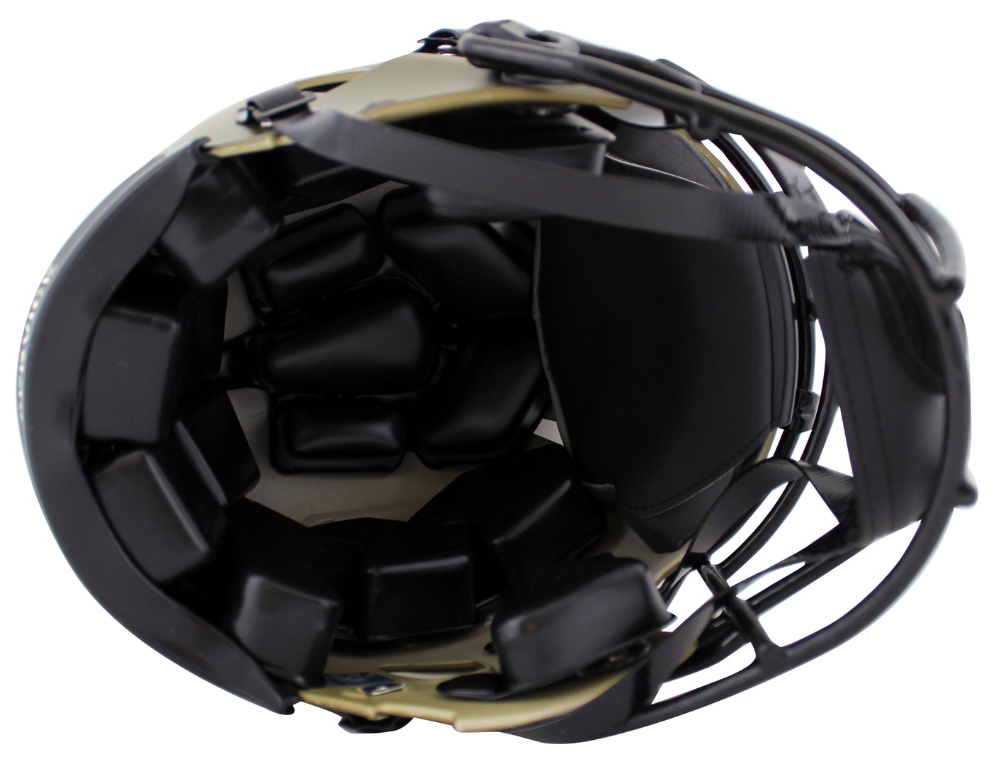 Vikings Randy Moss Signed Salute To Service F/S Speed Proline Helmet BAS Witness