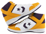 Lakers Magic Johnson "HOF 02" Signed Converse Weapon Shoes w/Box BAS Witness