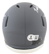 Eagles Randall Cunningham Signed Slate Speed Mini Helmet W/ Case BAS Witnessed