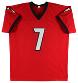 D'Andre Swift Authentic Signed Red Pro Style Jersey Autographed BAS Witnessed