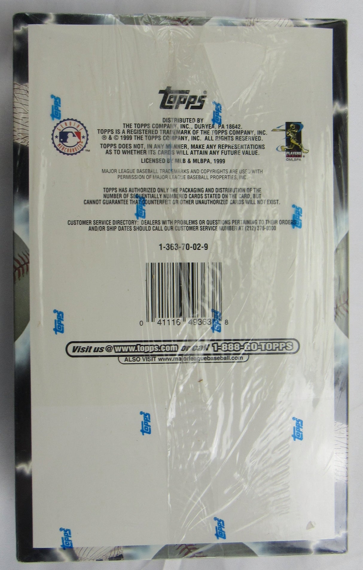 1999 Topps Baseball Series 2 Sealed Wax Box