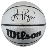 Celtics Larry Bird Signed Wilson Platinum Edition Basketball BAS Witnessed