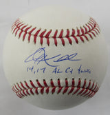 Corey Kluber Signed Auto Rawlings Baseball JSA CF42388