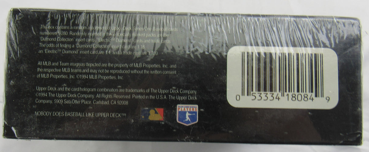 1994 Upper Deck Series 1 Hobby Regional Baseball Box Michael Jordan Griffey Jr