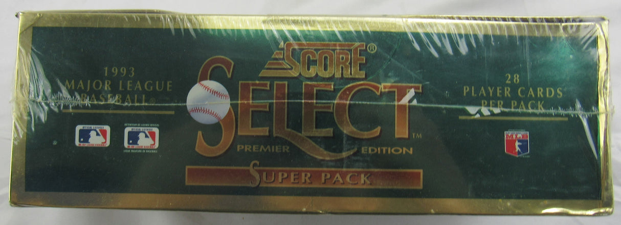 1993 Score Select Baseball Wax Box