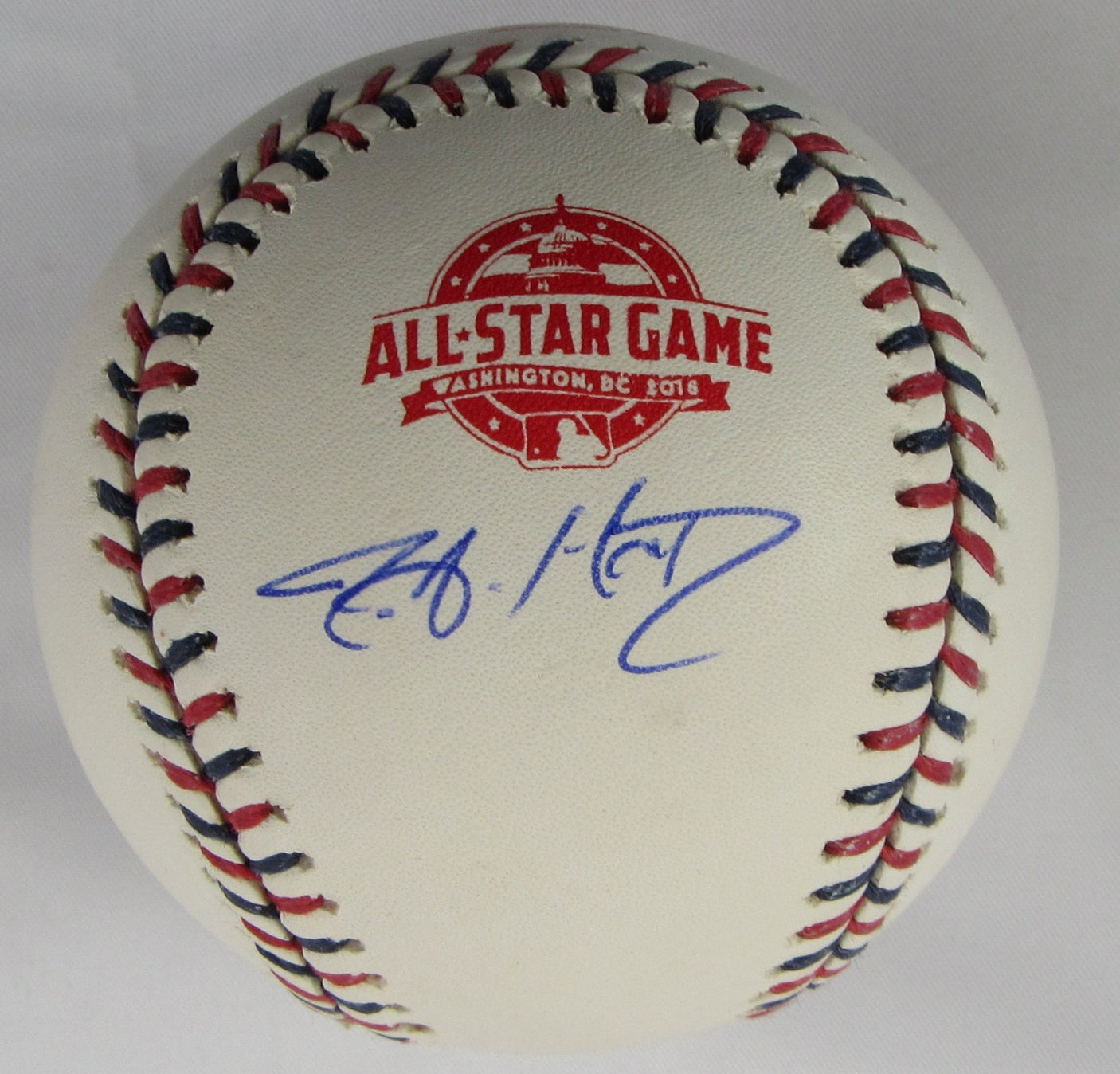 J.A. Happ Signed Auto Rawlings Baseball JSA CF42453