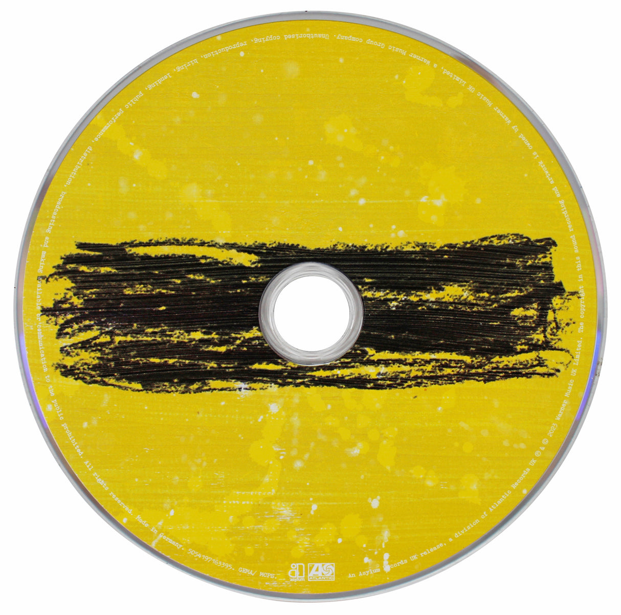 Ed Sheeran Authentic Signed Subtract Cd Insert W/ Disk Autographed BAS
