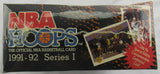 1991 NBA Hoops Series 1 Wax Box