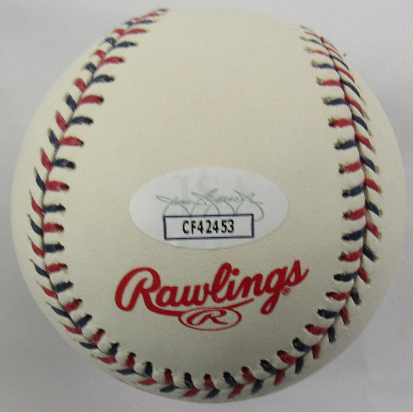 J.A. Happ Signed Auto Rawlings Baseball JSA CF42453