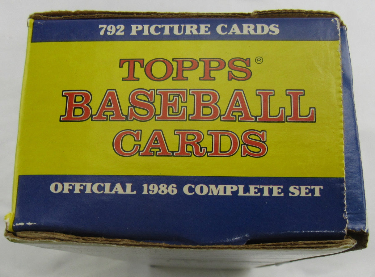 1986 Topps Baseball Complete Set Factory Set - Sealed
