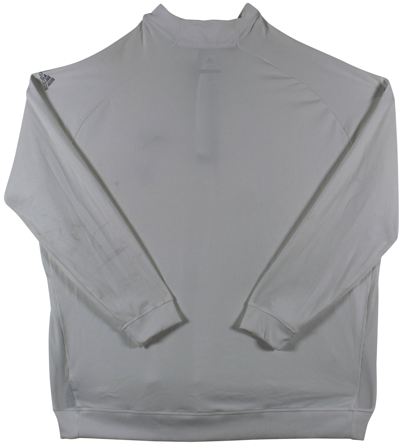 John Daly Signed Match Worn White Adidas Quarter Zip Shirt BAS #BH00335