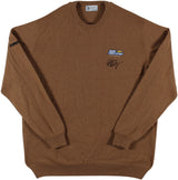 John Daly Signed Match Worn Brown Johnstons of Elgin Cashmere Sweater BAS