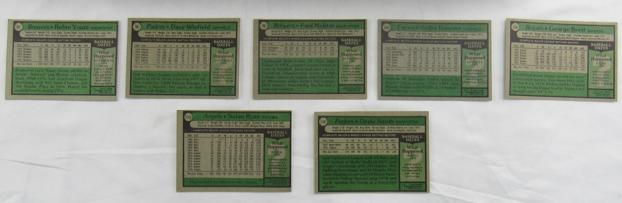 1979 Topps Baseball Card Set - VG/EX+ EX+ - Ozzie Smith RC!