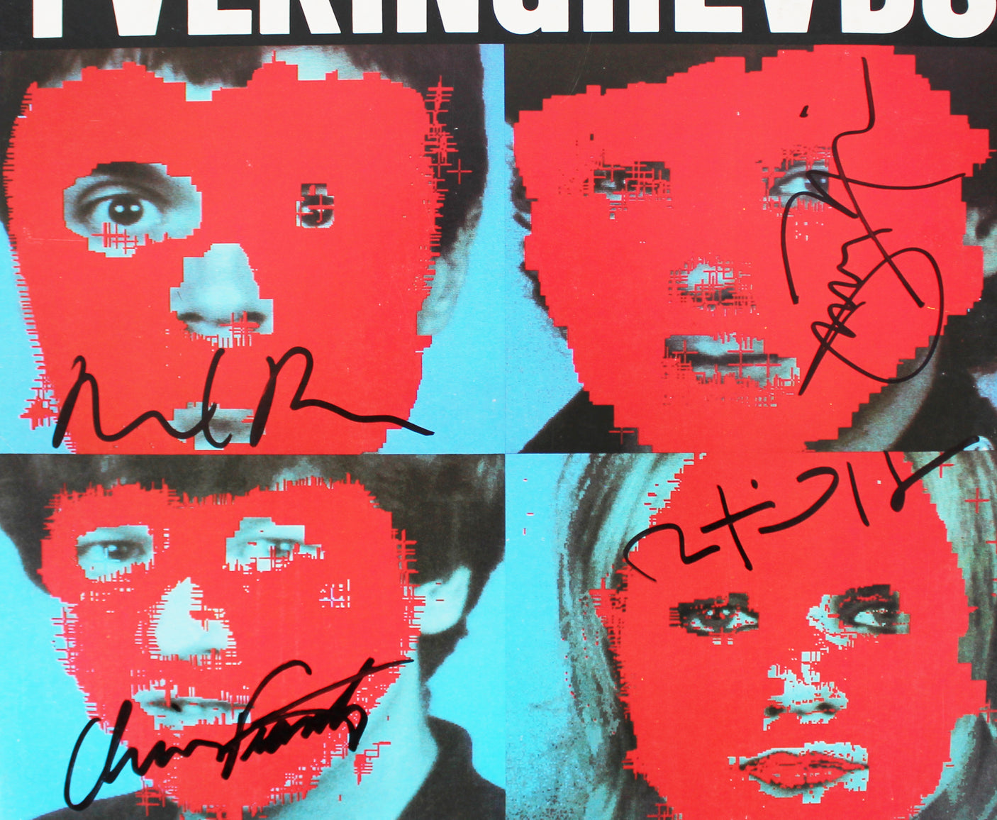 Talking Heads (4) Byrne, Frantz +2 Signed Album Cover W/ Vinyl BAS #AB10657