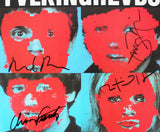 Talking Heads (4) Byrne, Frantz +2 Signed Album Cover W/ Vinyl BAS #AB10657