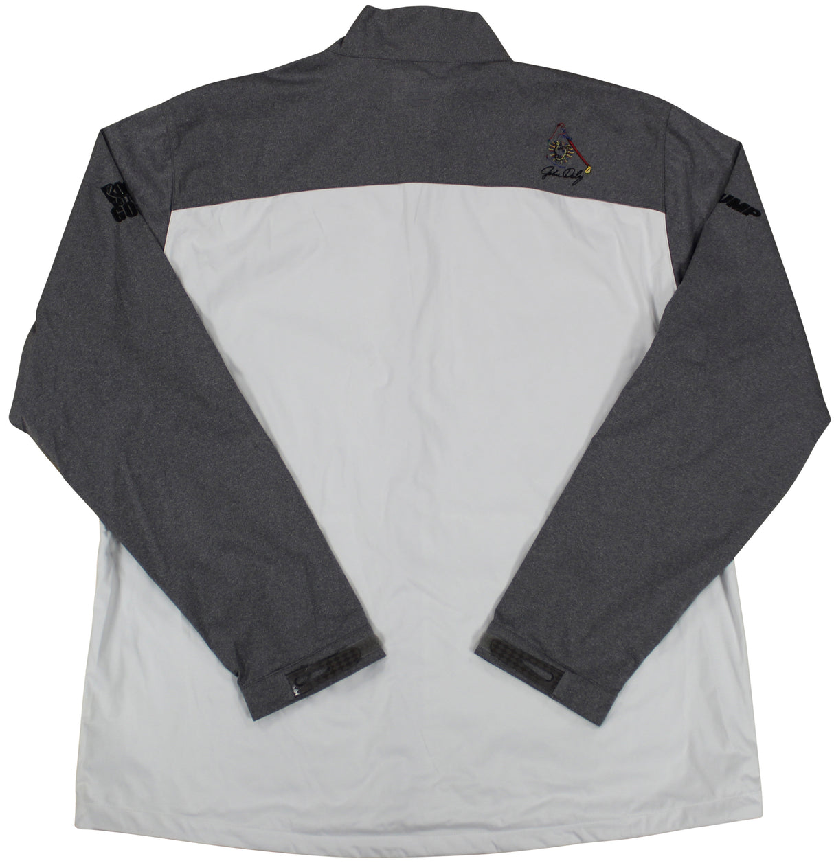 John Daly Authentic Signed Match Worn Gray Etonic Golf Jacket BAS #BH00336