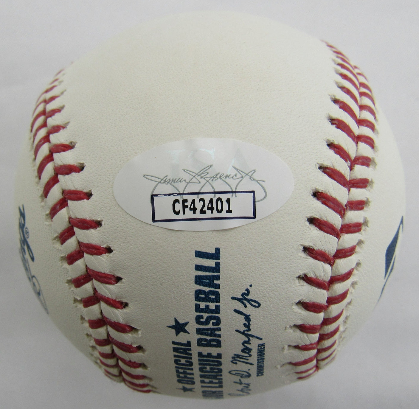 Mark Teixeira Signed Auto Rawlings Baseball JSA CF42401