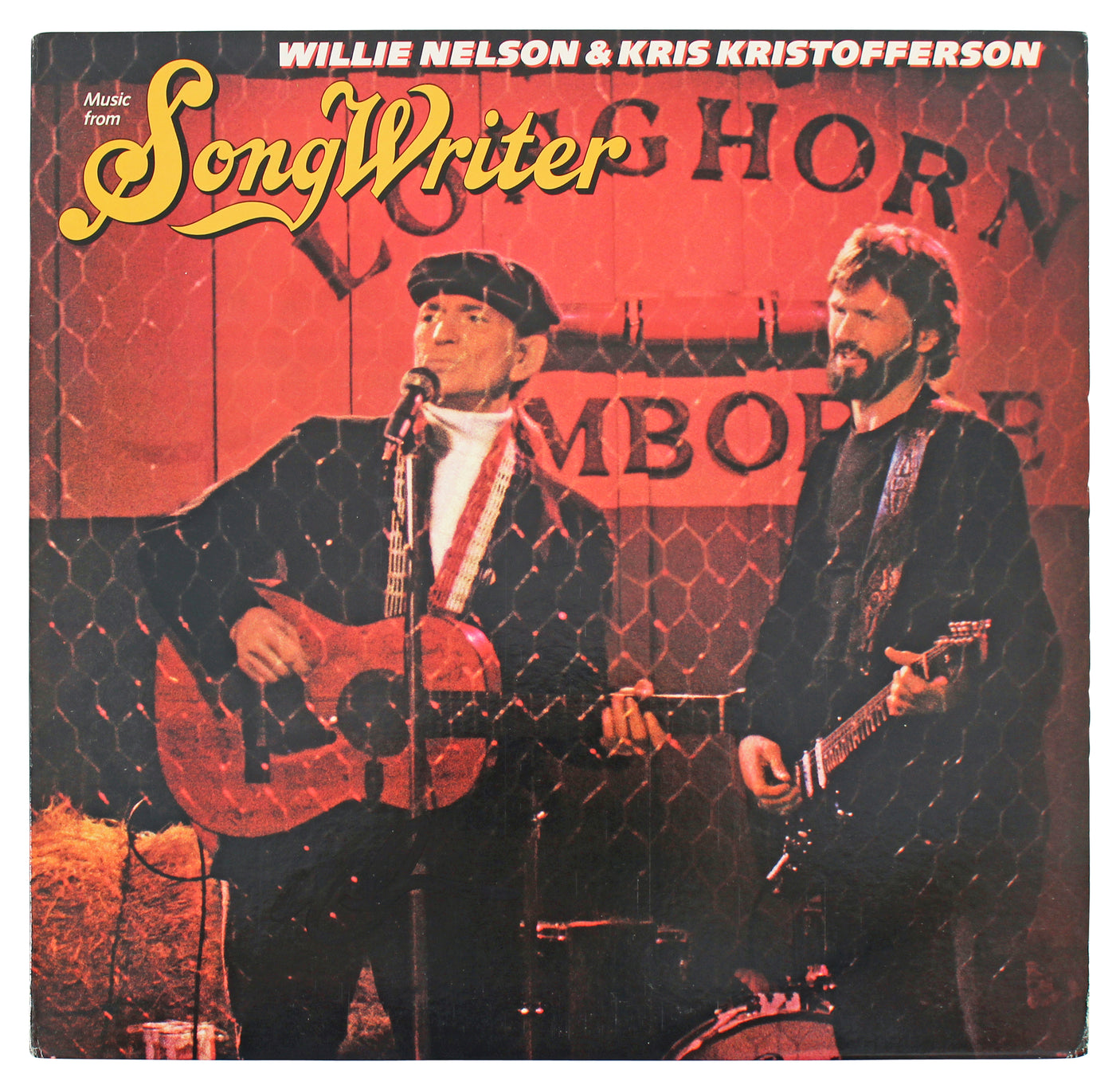 Willie Nelson Authentic Signed Songwriter Album Cover W/ Vinyl BAS #BG82239