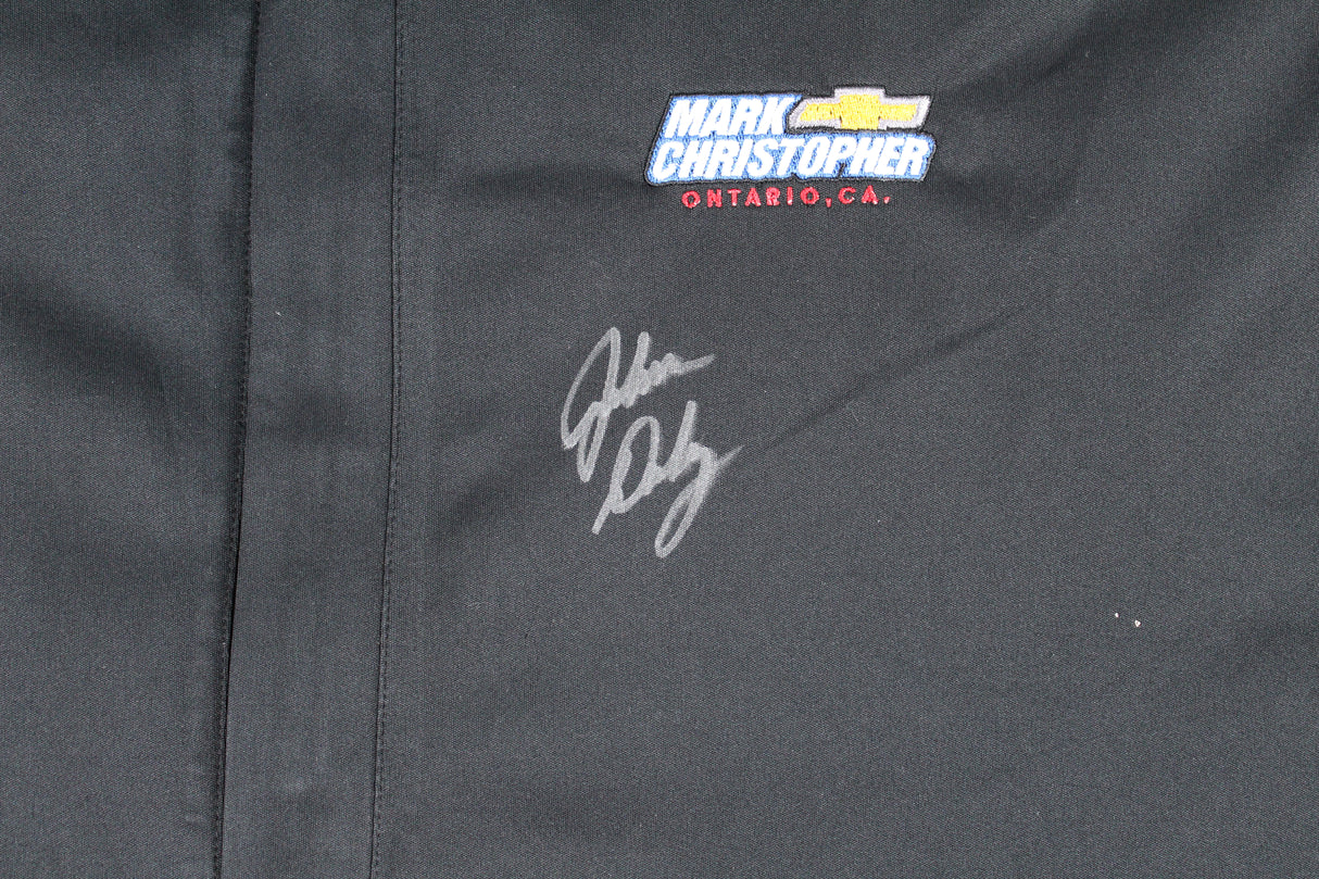 John Daly Authentic Signed Match Worn Black Nike Quarter Zip Shirt BAS #BH00334
