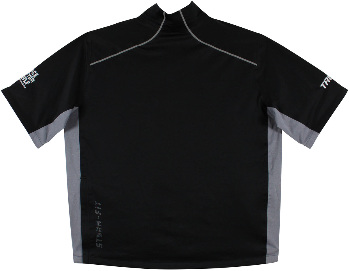 John Daly Authentic Signed Match Worn Black Nike Quarter Zip Shirt BAS #BH00334