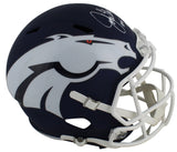 Broncos John Elway "HOF 04" Signed Amp Riddell Full Size Speed Rep Helmet BAS