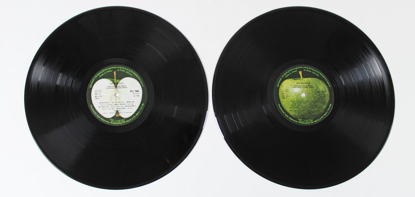 George Harrison The Beatles Signed The White Album Cover W/ Vinyl JSA #YY56745