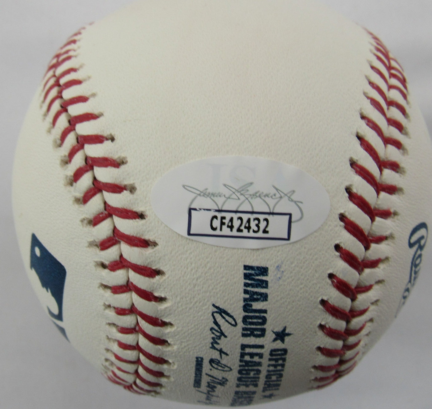 Robert D Manfred Jr Signed Auto Rawlings Baseball JSA CF42432