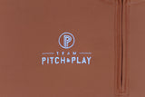 John Daly Signed Match Worn Orange Folds of Honor Quarter Zip Shirt BAS #BH00324