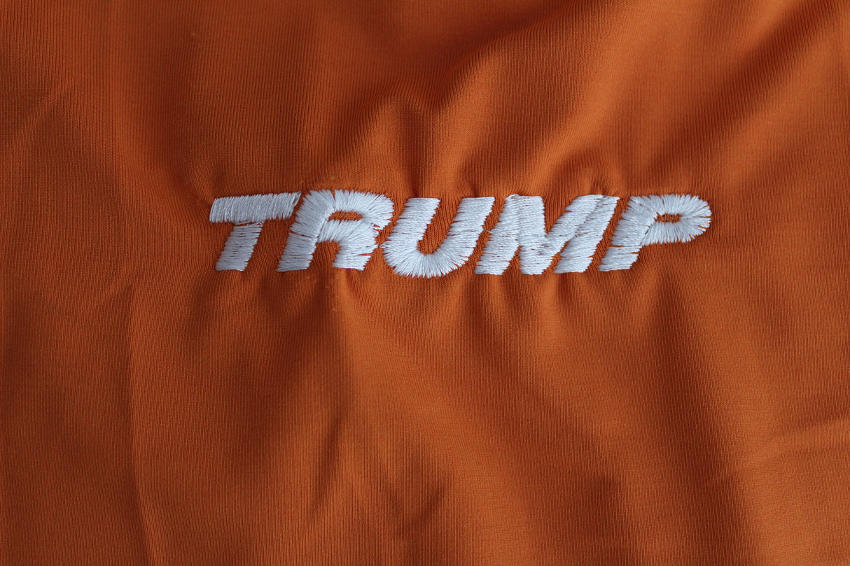 John Daly Signed Match Worn Orange Folds of Honor Quarter Zip Shirt BAS #BH00324