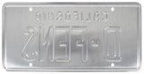 Michael Douglas Falling Down Authentic Signed License Plate BAS Wit #1W485338