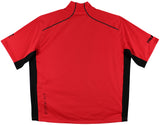 John Daly Authentic Signed Match Worn Red Nike Quarter Zip Shirt BAS #BH00323