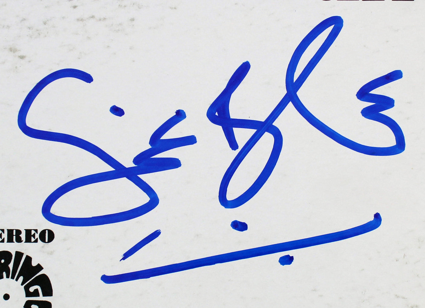 Ginger Baker Cream Authentic Signed Album Cover Autographed BAS #BG82257