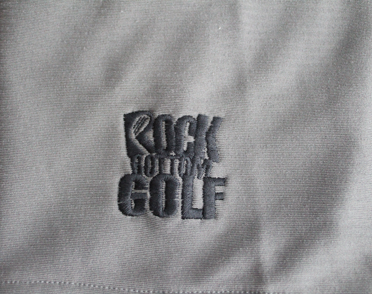 John Daly Signed Match Worn Dark Gray Etonic Quarter Zip Shirt BAS #BH00326