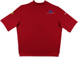 John Daly Authentic Signed Match Worn Red Quarter Zip Golf Shirt BAS #BH00332