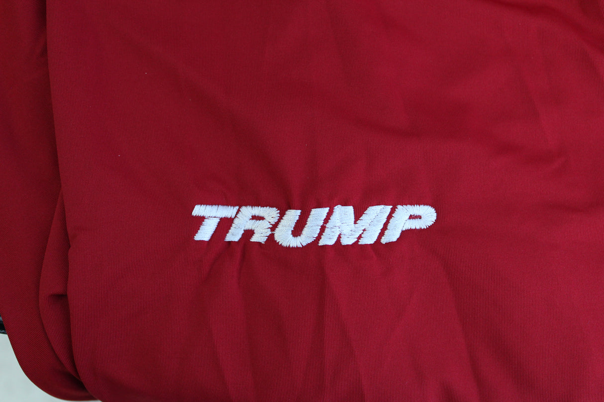 John Daly Authentic Signed Match Worn Red Quarter Zip Golf Shirt BAS #BH00332